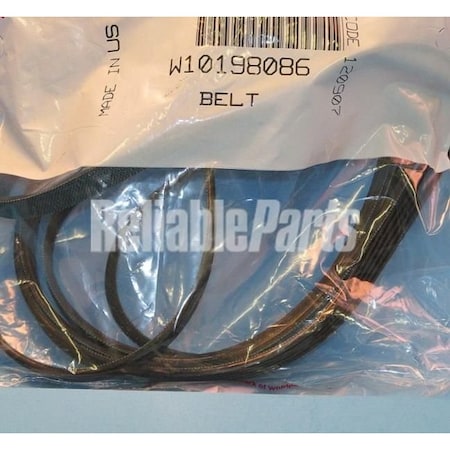 Whirlpool Drive Belt, WPW10198086 WPW10198086